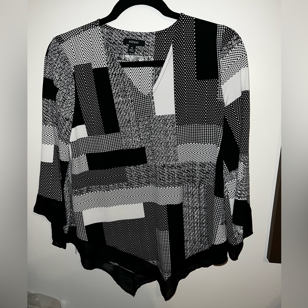 V shaped Business Casual Blouse